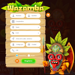 wazamba-registro